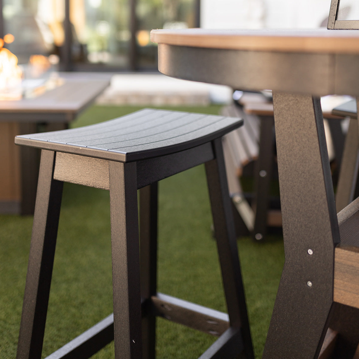 Berlin Gardens Saddle Bar Stool