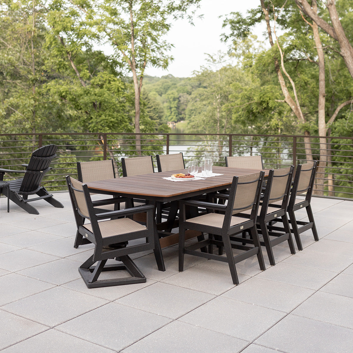 Berlin Gardens Harbor 44" x 96" Rectangular Table