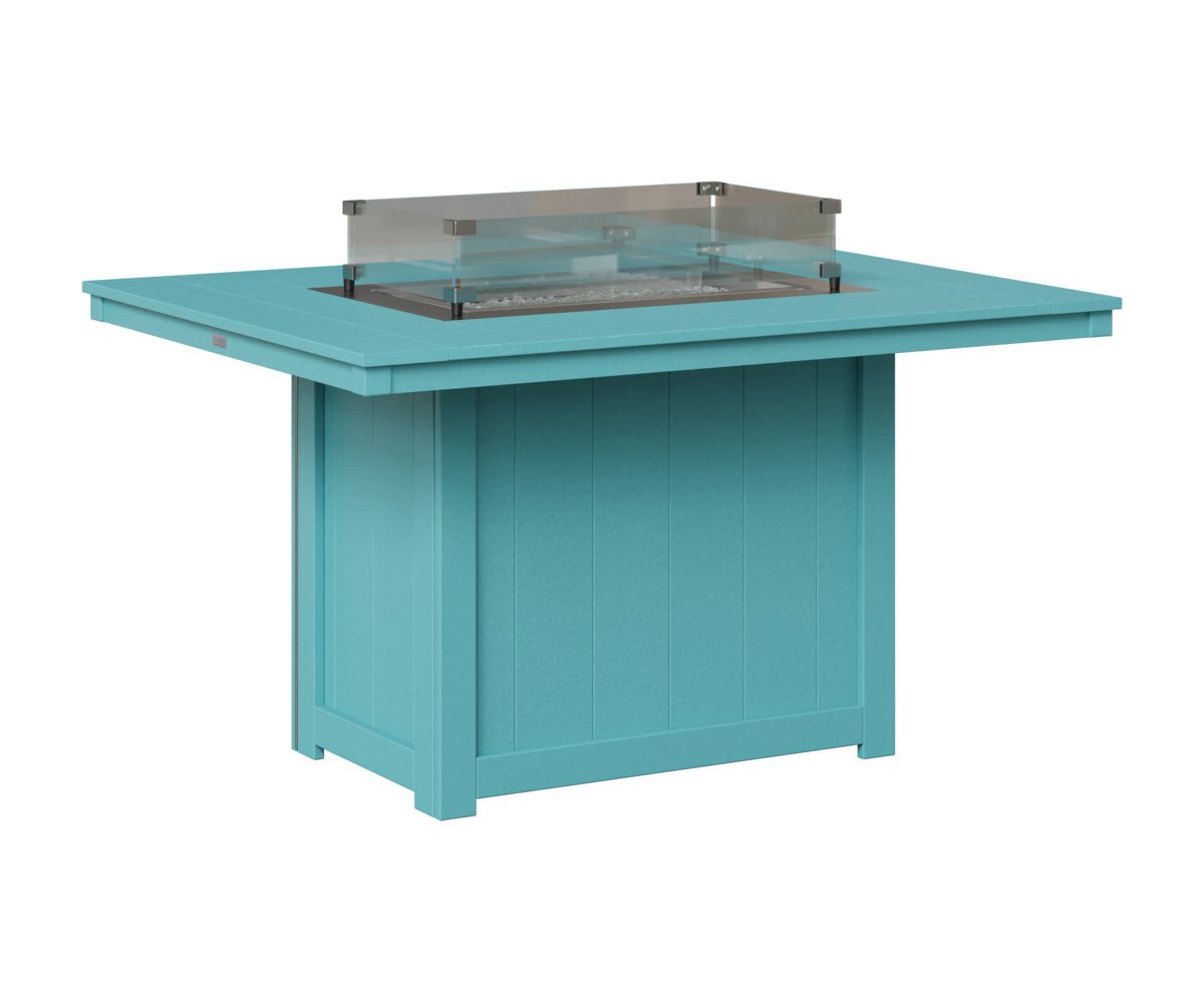 Berlin Gardens Donoma 42" x 54" Rectangular Dining Fire Table