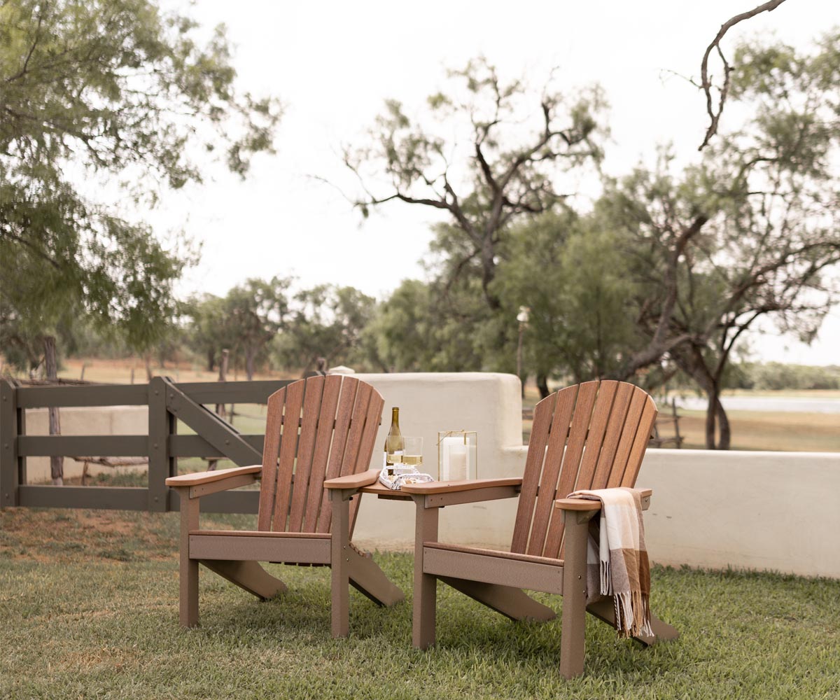 Berlin Gardens Comfo Back Folding Adirondack Chair