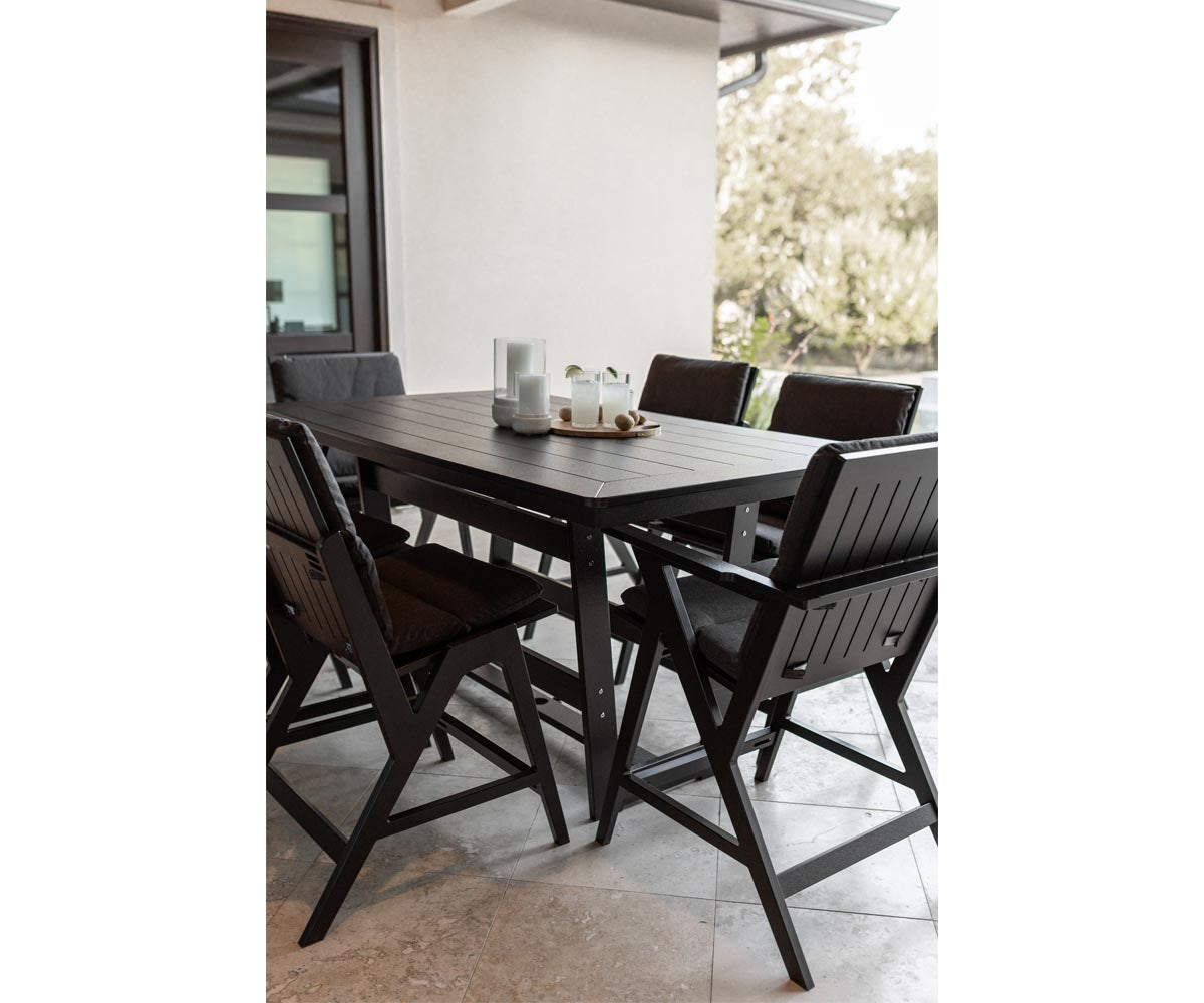 Berlin Gardens Hudson 40" Square Table – Counter Height