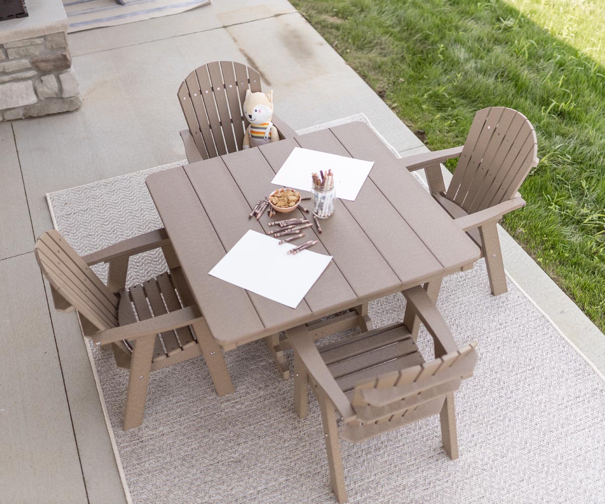 Berlin Gardens Kids Comfo 33" Square Table