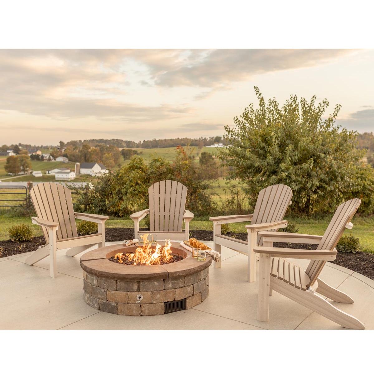 Berlin Gardens 2′ Comfo Back Adirondack Chair-Purely Relaxation