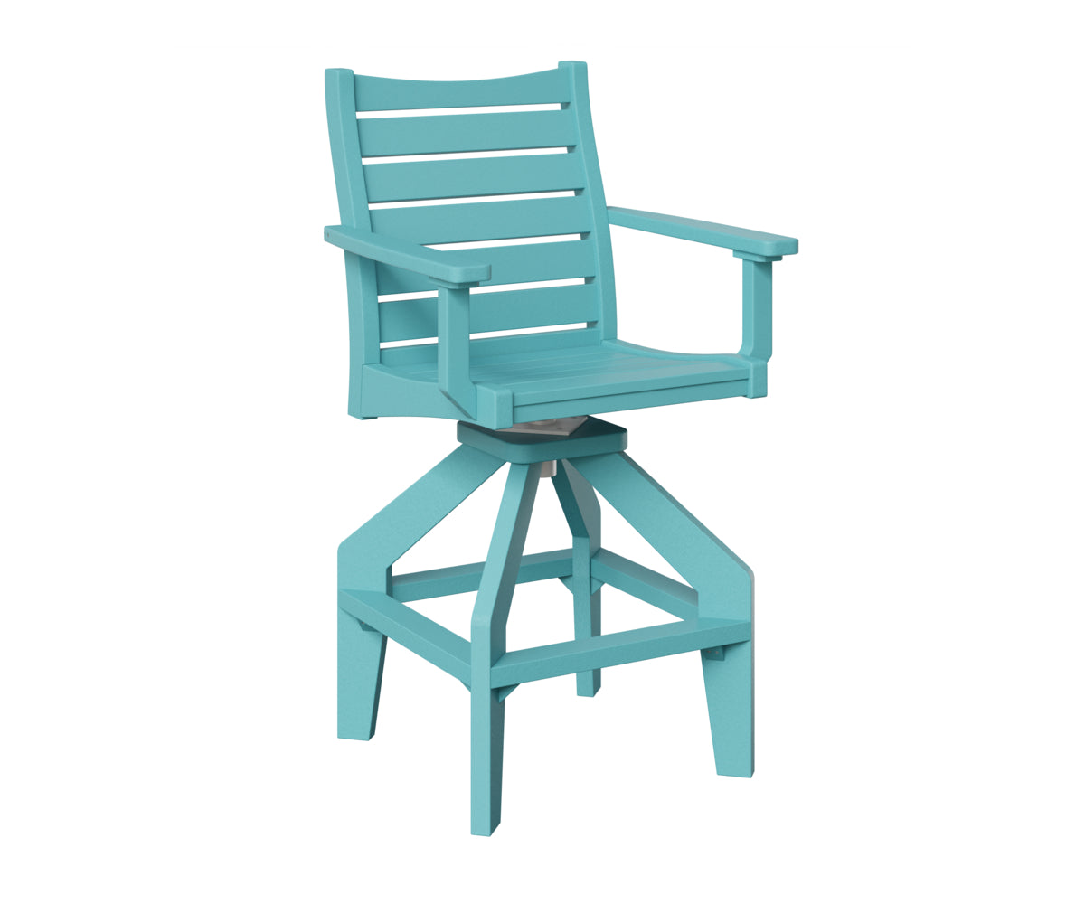Berlin Gardens Bristol Swivel Bar Chair