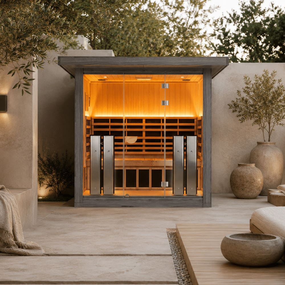 Clearlight Sanctuary™ Outdoor 5 Five Person Full Spectrum Infrared Sauna