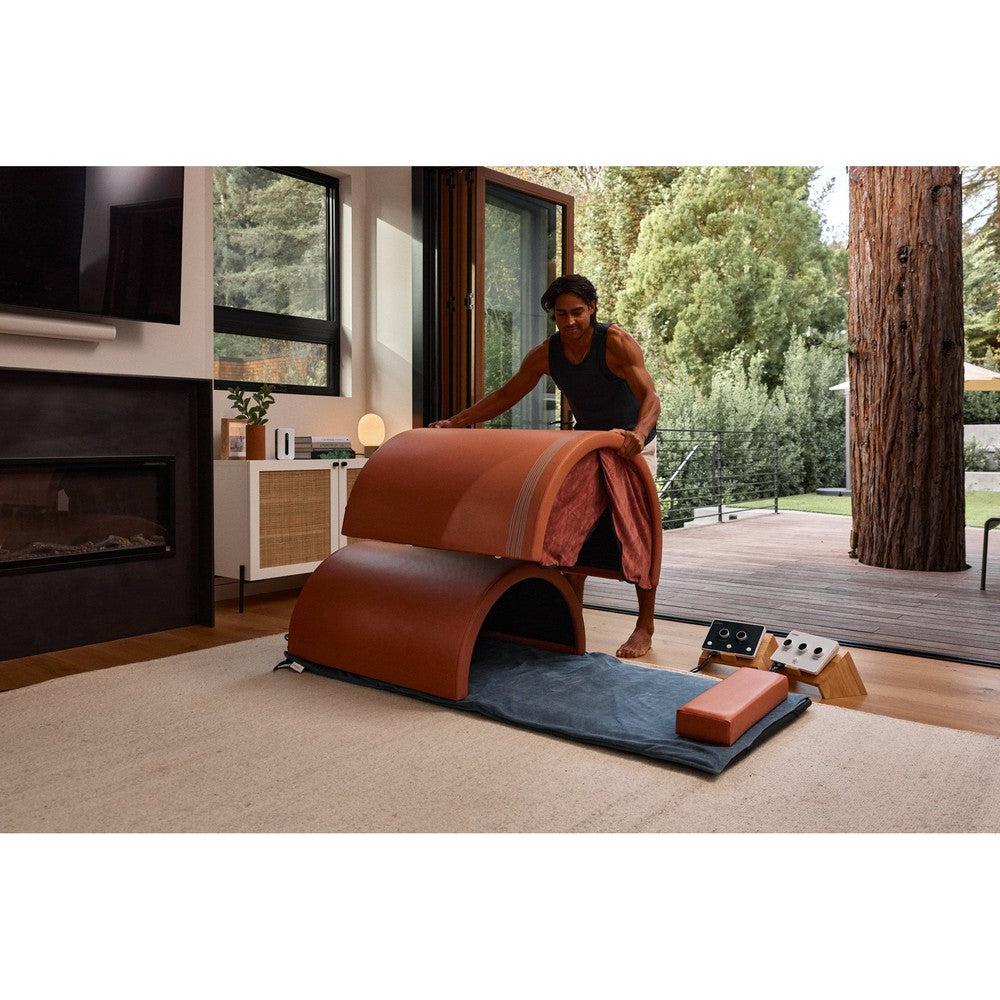 Clearlight® The Curve Far Infrared Sauna Dome With Amethyst Infrared PEMF Mat
