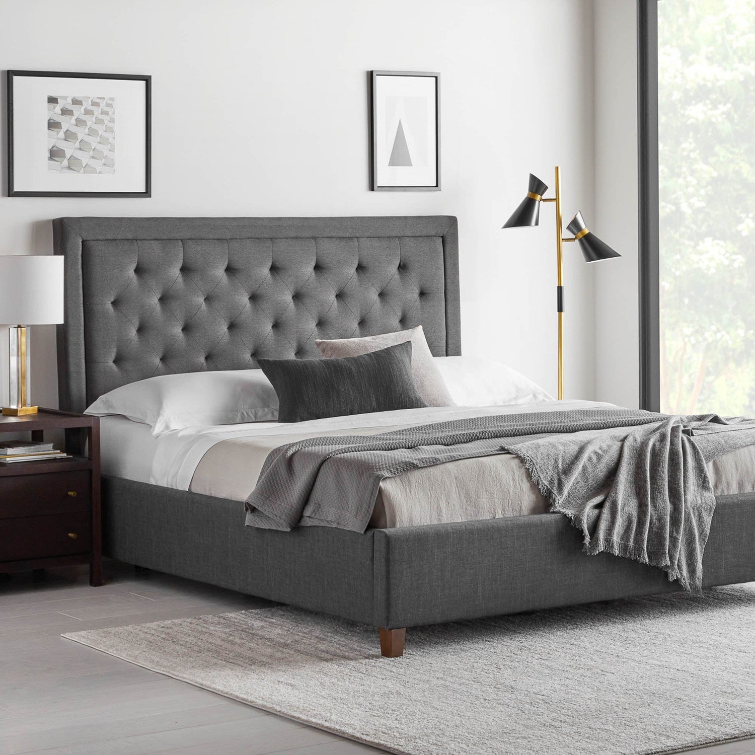 Malouf Eastman Platform Bed Base-Purely Relaxation