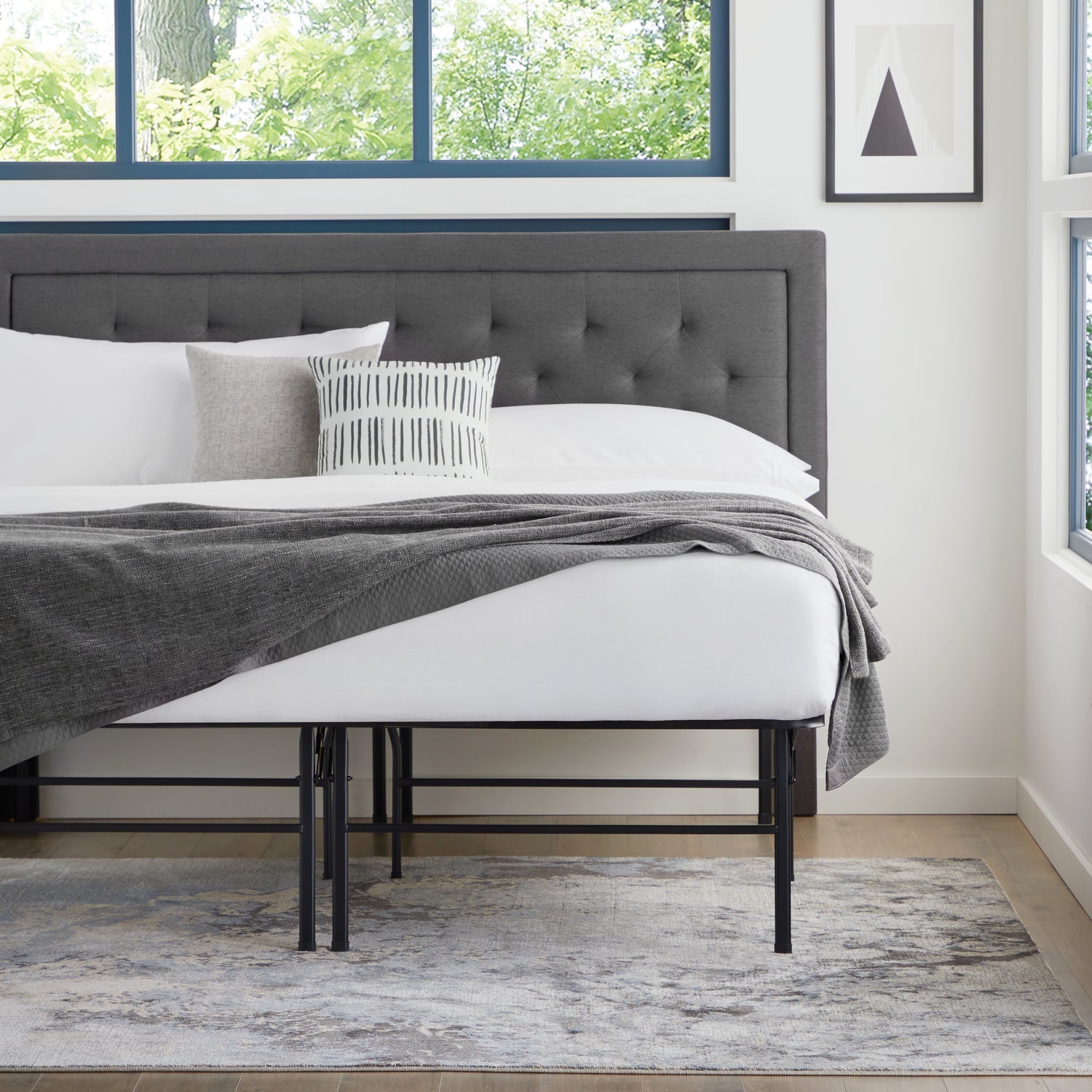 Malouf Highrise™ LT Bed Frame-Purely Relaxation