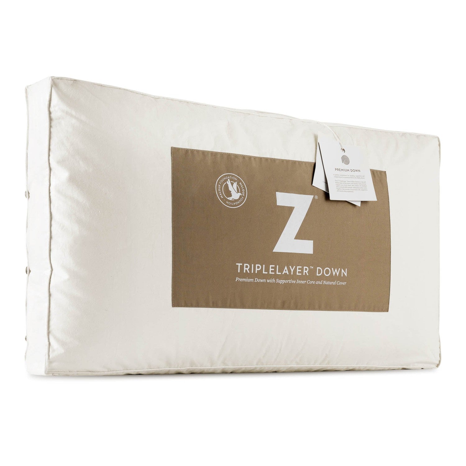 Malouf TripleLayer™ Down Pillow-Purely Relaxation