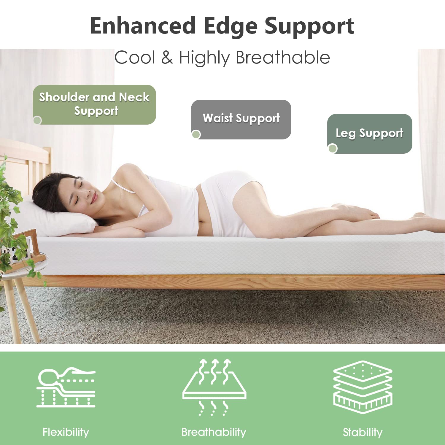 PayLessHere 10 Inch Twin Gel Memory Foam Mattress Fiberglass Free/CertiPUR-US Certified/Bed-in-a-Box/Cool Sleep & Comfy Support