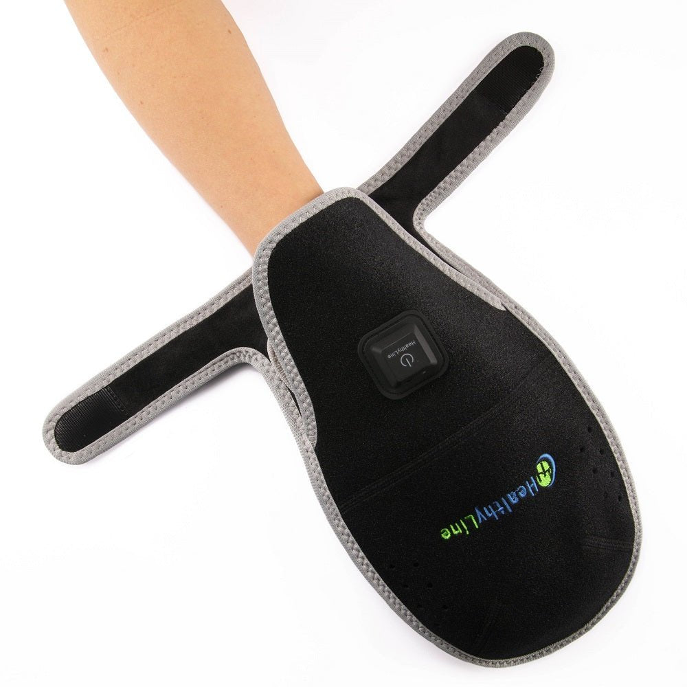 HealthyLine Portable Heated Gemstone Pad - Hand Model with Power-bank - Purely Relaxation