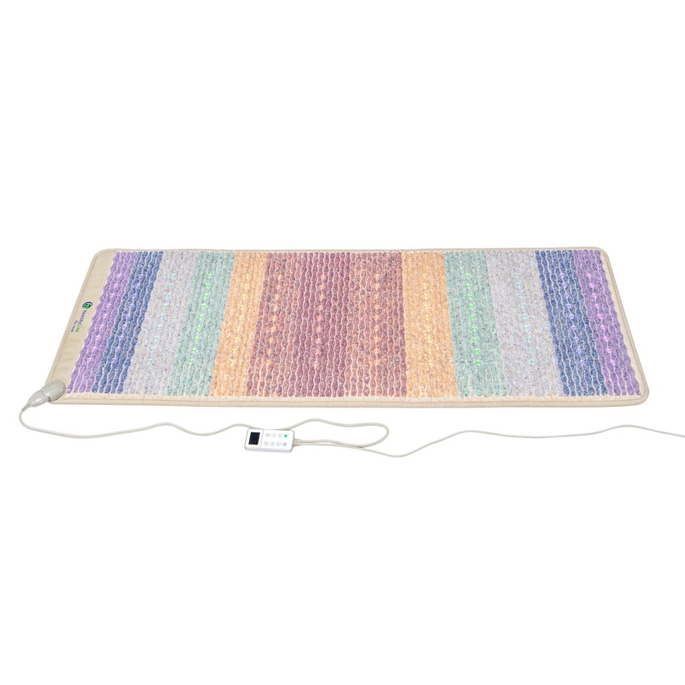 HealthyLine Rainbow Chakra Mat™ Large 7428 Firm - PEMF Inframat Pro® Third Edition - Purely Relaxation