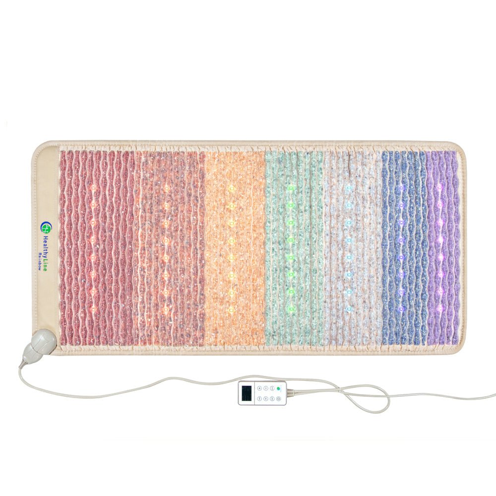 HealthyLine Rainbow Chakra Mat™ Medium 5024 Firm - Photon PEMF Inframat Pro® 3rd Edition - Purely Relaxation