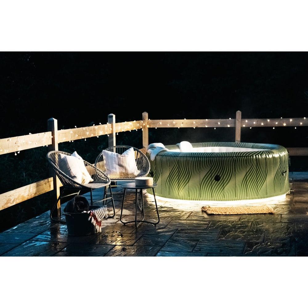 MSPA COMFORT Meteor Round 6 Person Inflatable Hot Tub Spa - Purely Relaxation