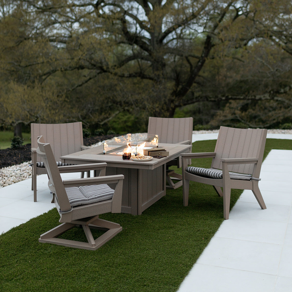 Berlin Gardens Donoma Rectangular Fire Pit