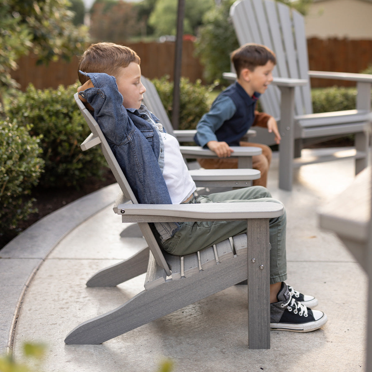 Berlin Gardens Kids Comfo Back Adirondack Chair