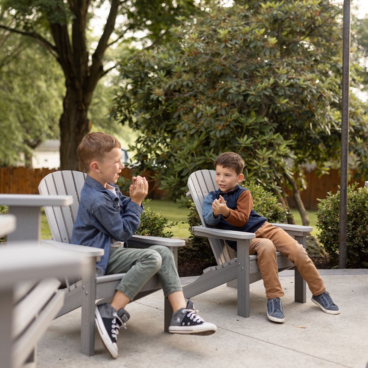 Berlin Gardens Comfo Back Kids Adirondack Chair