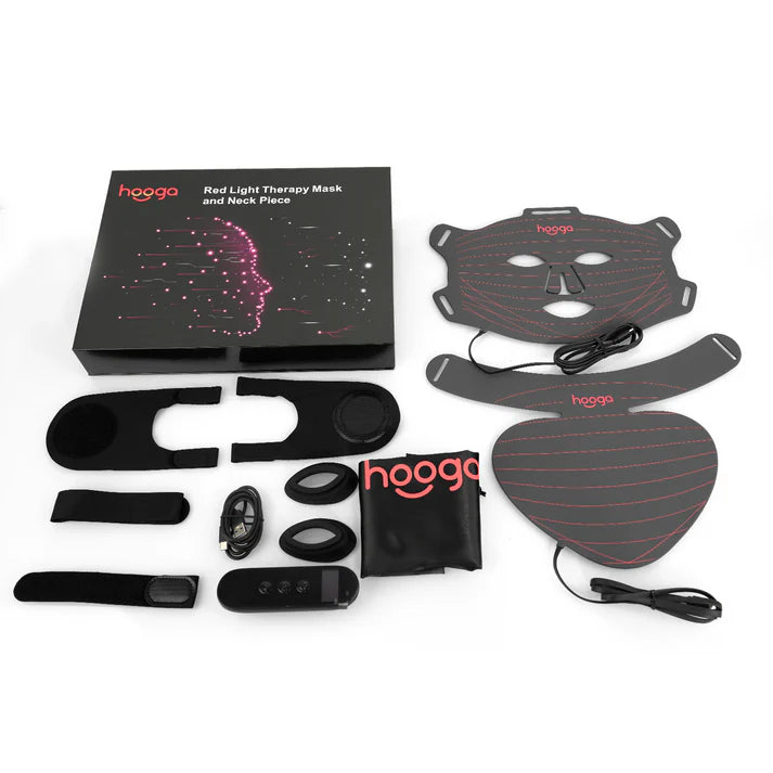 Hooga Red Light Therapy Face Mask With Neck Extention