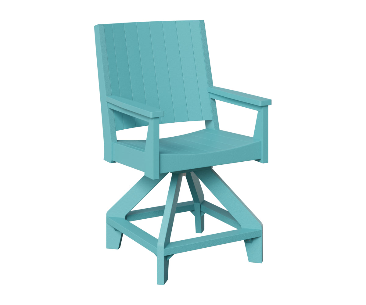 Berlin Gardens Mayhew Chat Swivel Counter Chair