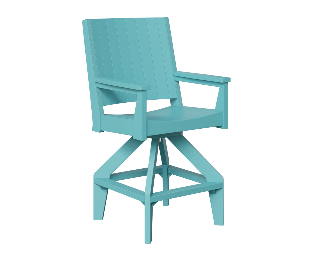 Berlin Gardens Mayhew Chat Swivel Bar Chair