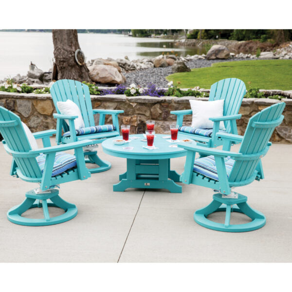 Berlin Gardens Comfo Back Swivel Rocker Dining Chair