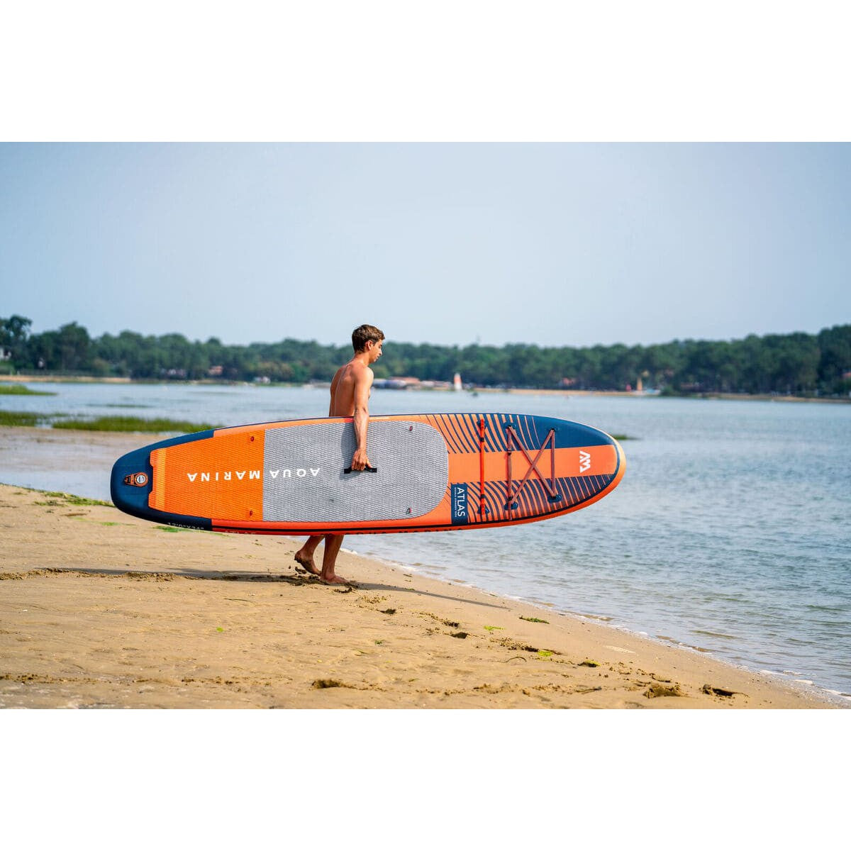 Aqua Marina Atlas Sky Glider Advanced All Around iSUP Stand Up Paddleboard With Hybrid Paddle