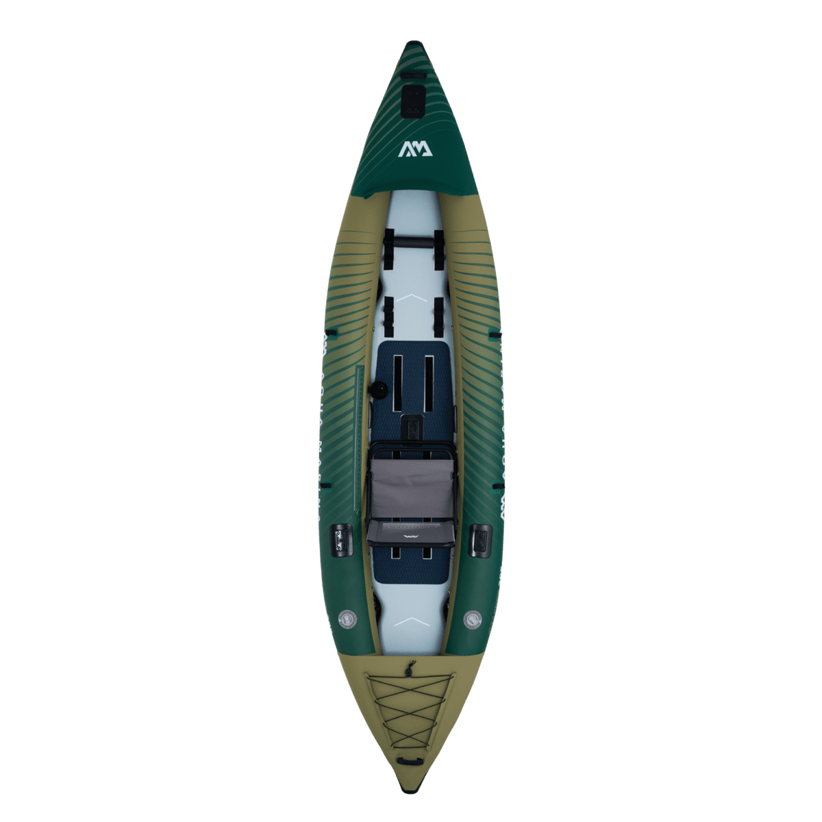 Aqua Marina Caliber Angling 1 Person Inflatable Kayak With Foldable Fishing Seat (paddle excluded)