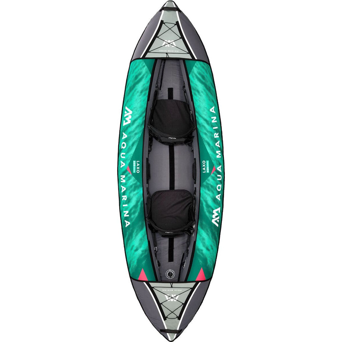 Aqua Marina Laxo-320 Recreational 2 Person Inflatable deck Kayak With Paddle Set