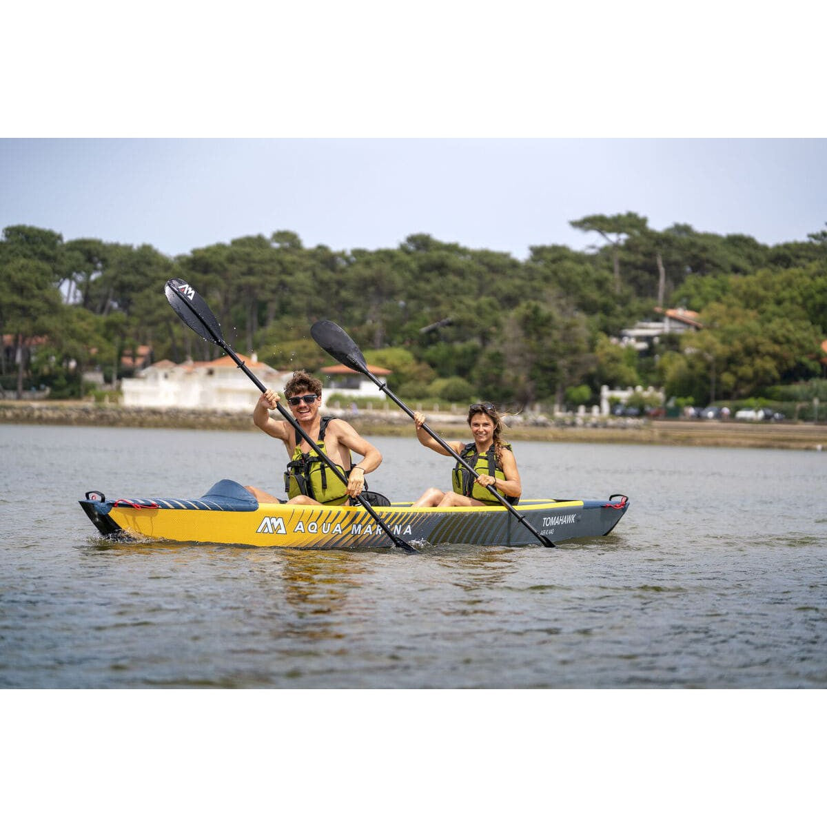 Aqua Marina Tomahawk AIR-K 440 High Pressure Speed 2 Person Inflatable Kayak(paddle excluded)