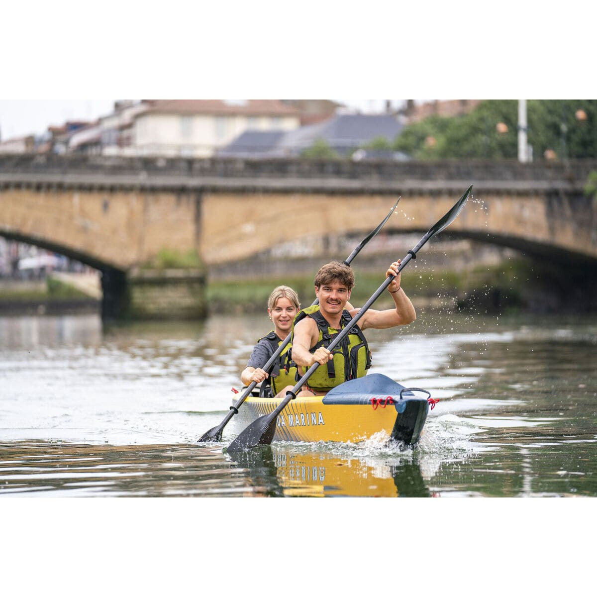 Aqua Marina Tomahawk AIR-K 440 High Pressure Speed 2 Person Inflatable Kayak(paddle excluded)