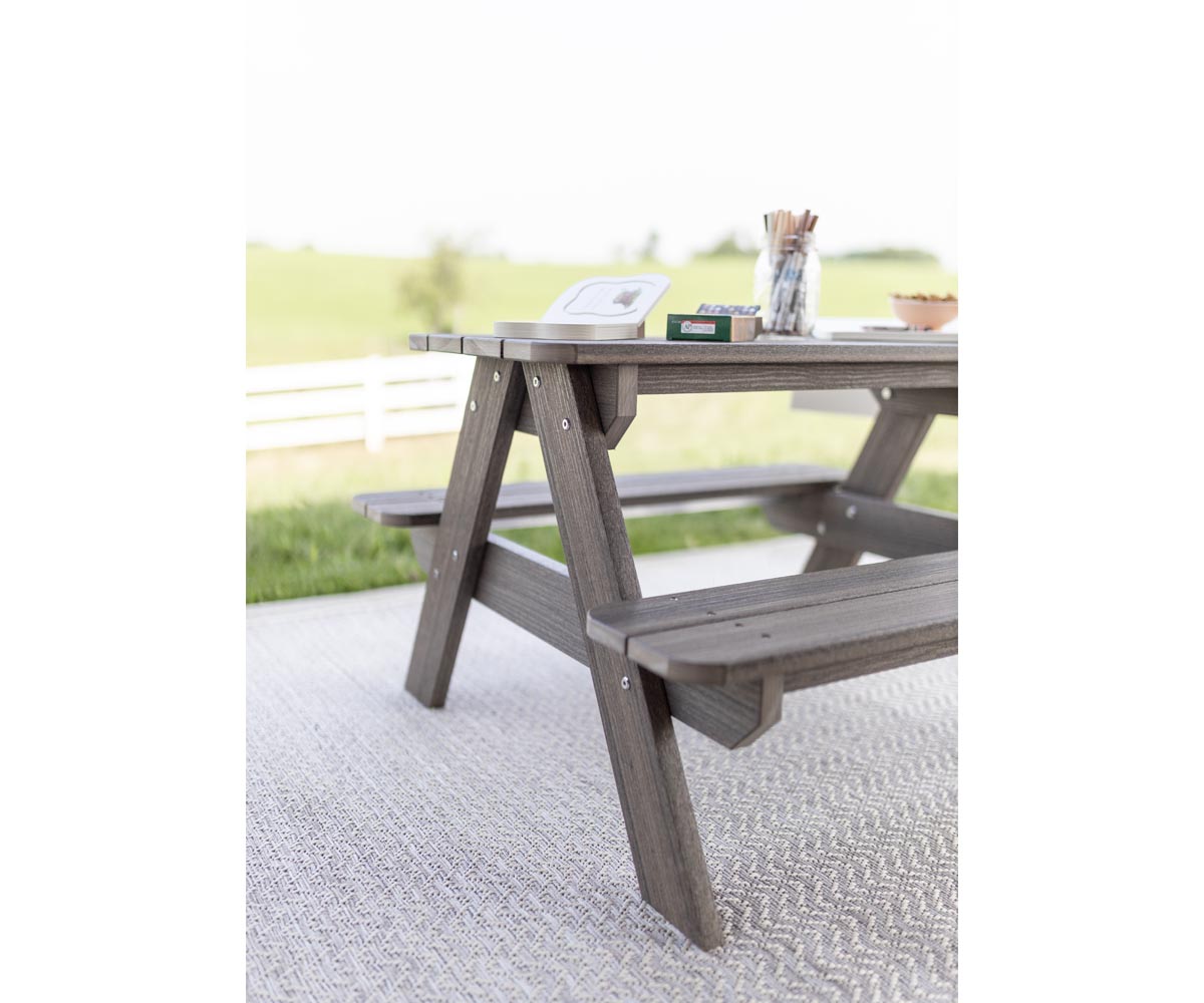 Berlin Gardens Kids Rectangular Picnic Table
