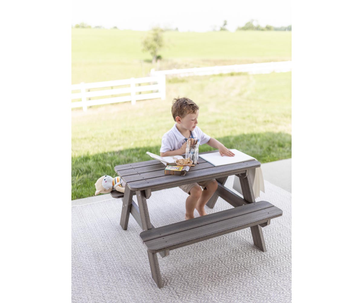 Berlin Gardens Kids Rectangular Picnic Table