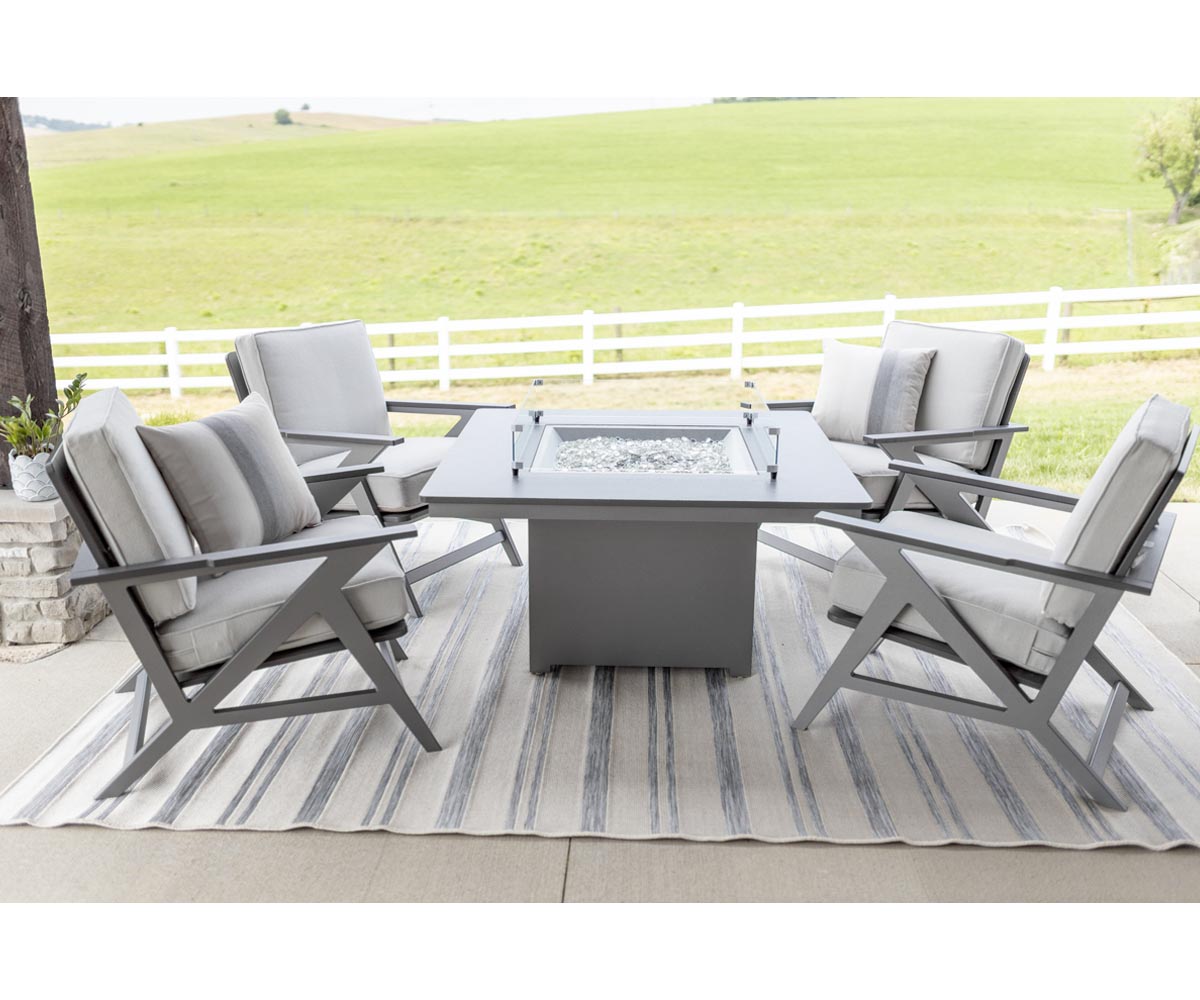 Berlin Gardens Numa Fire Pit – Dining Height
