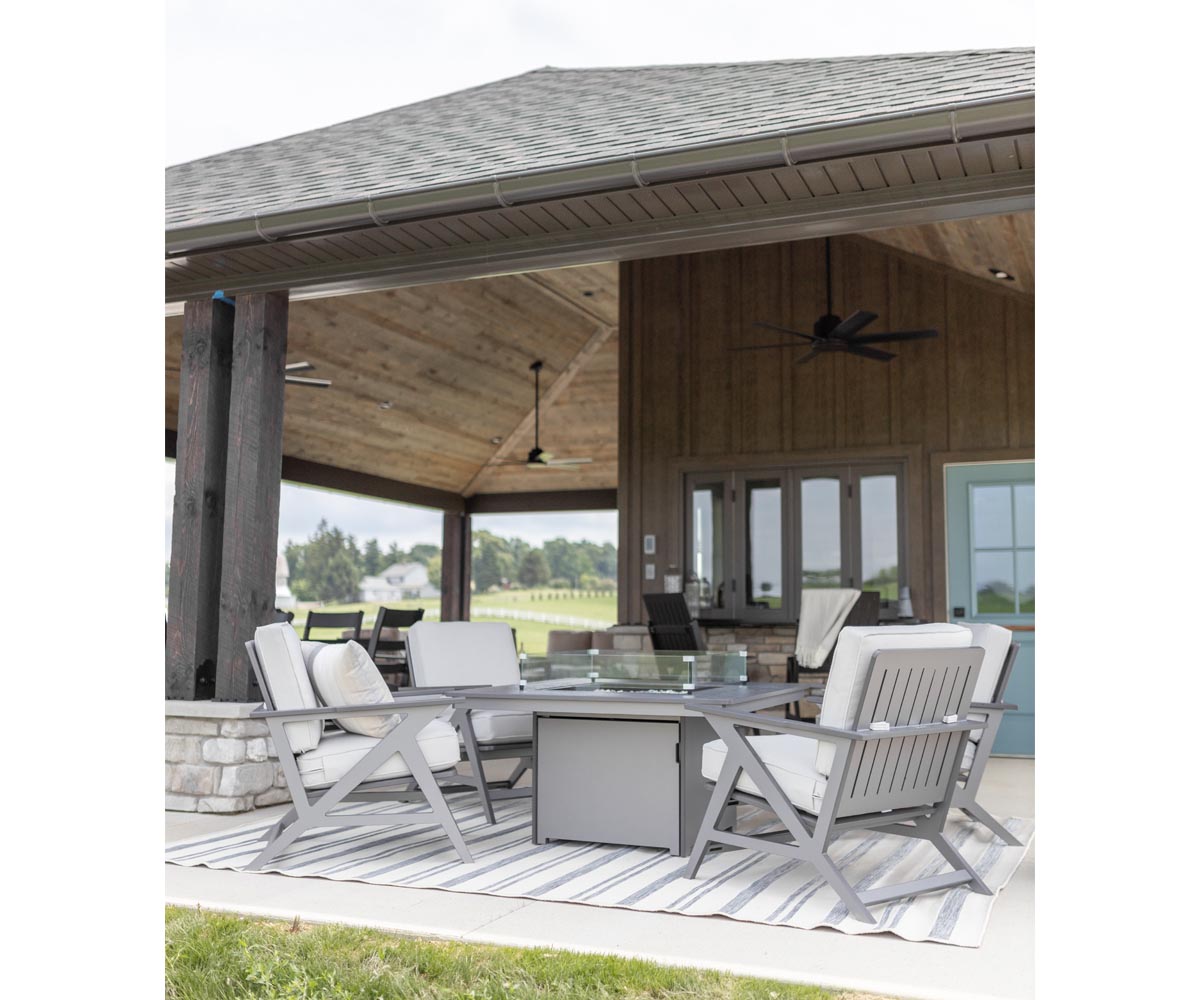 Berlin Gardens Numa Fire Pit – Dining Height