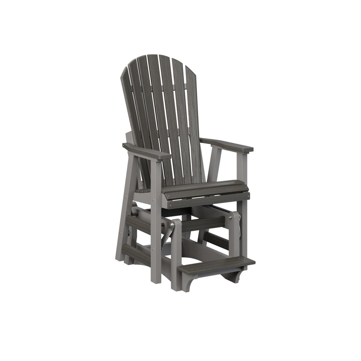 Berlin Gardens 2′ Comfo Back Single Counter Height Glider Chair-Purely Relaxation