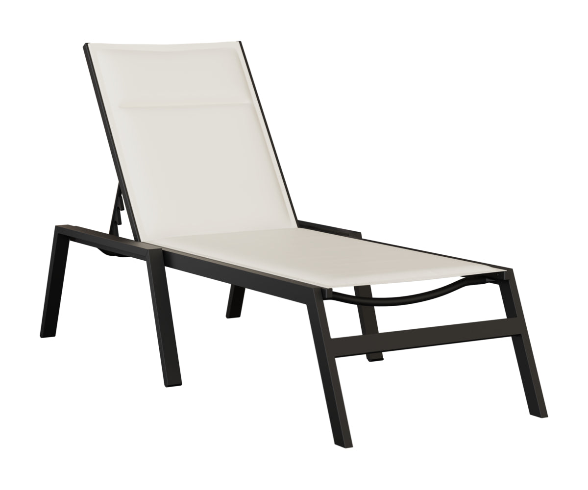 Berlin Gardens Vida Padded Sling Chaise Lounge without Arms
