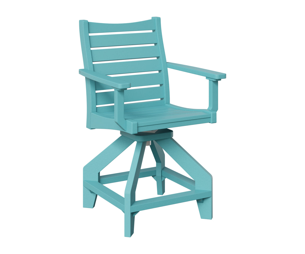 Berlin Gardens Bristol Swivel Counter Chair