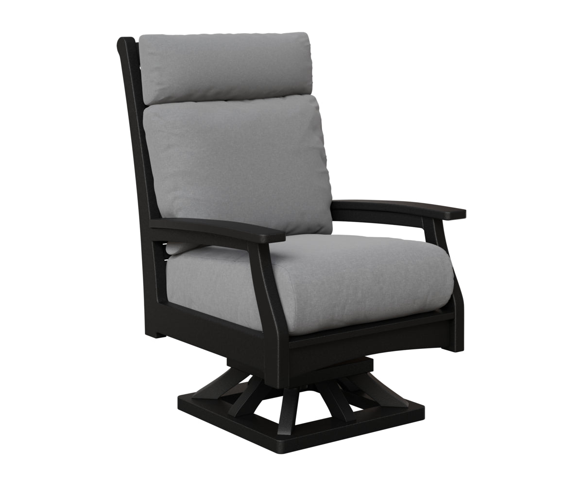 Berlin Gardens Classic Terrace High Back Swivel Rocker