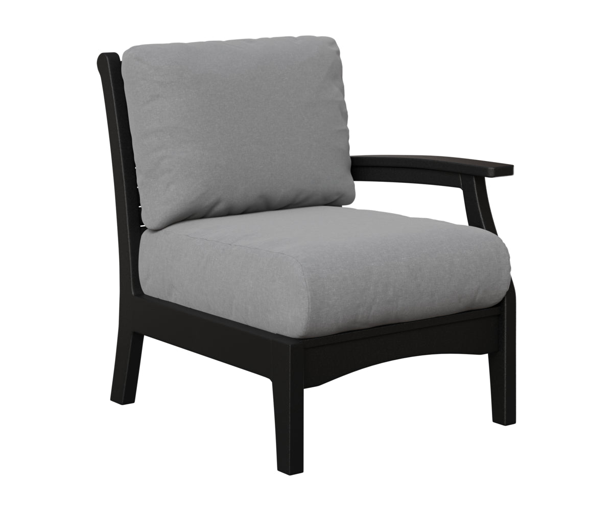Berlin Gardens Classic Terrace Left Arm Sectional Club Chair