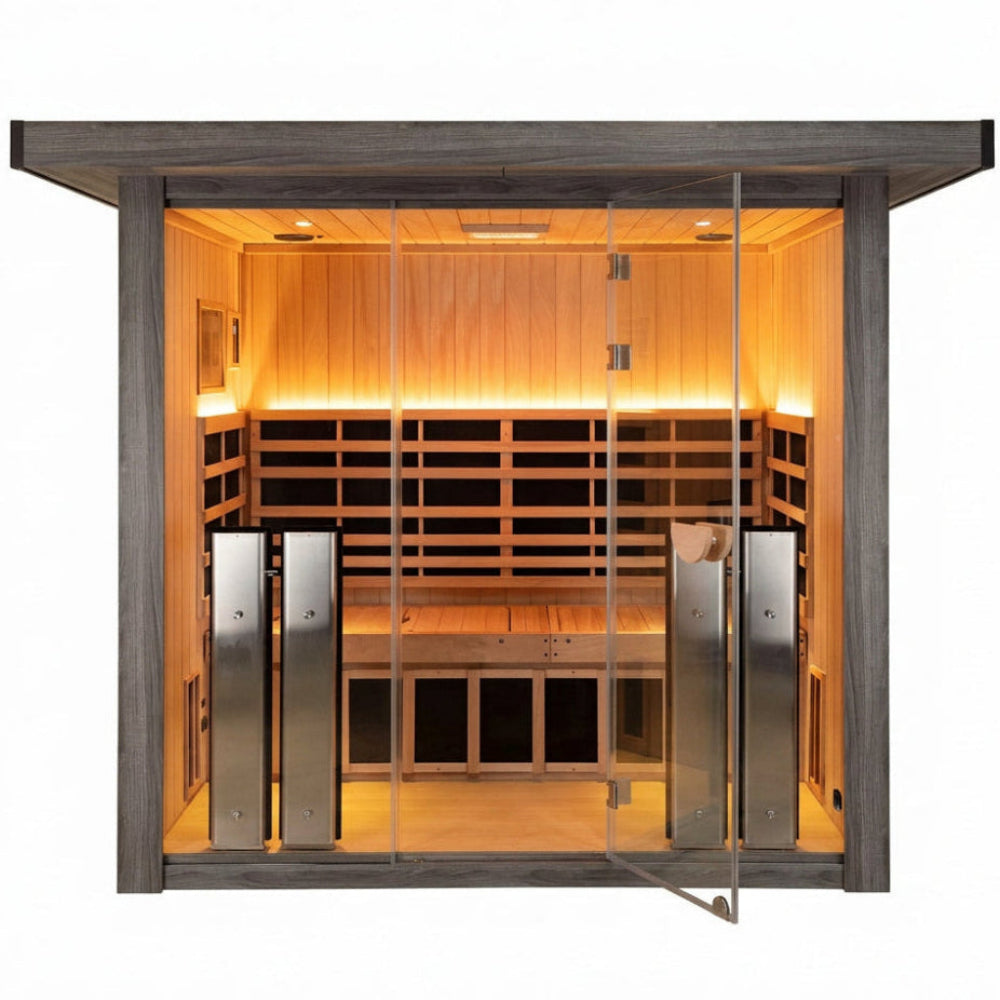 Clearlight Sanctuary™ Outdoor 5 Five Person Full Spectrum Infrared Sauna