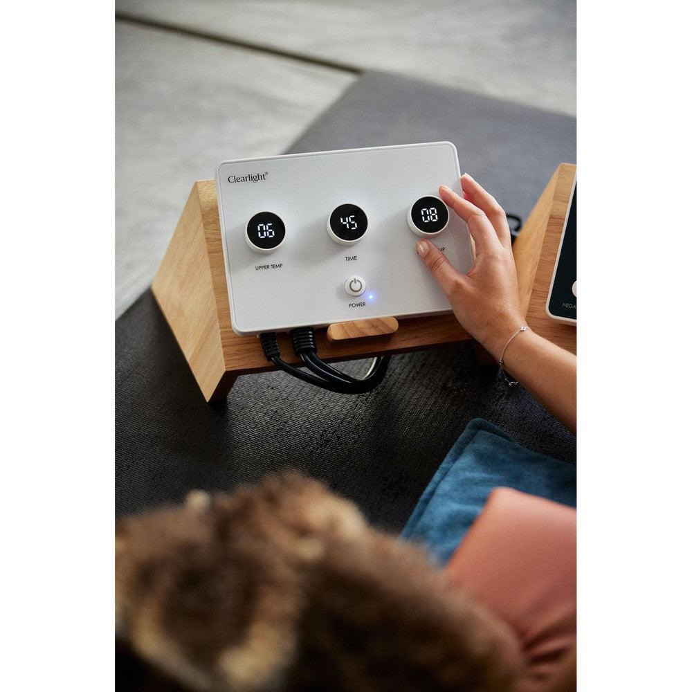 Clearlight® The Curve Far Infrared Sauna Dome With Amethyst Infrared PEMF Mat