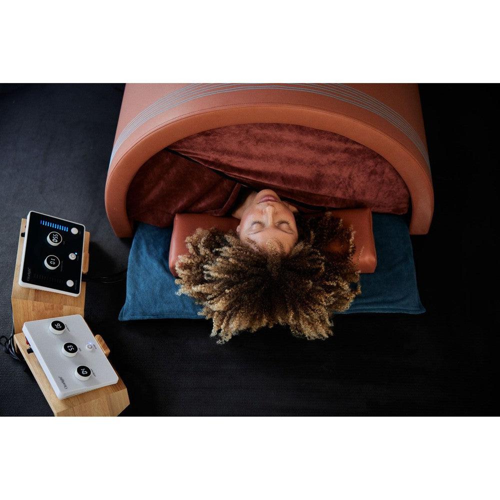 Clearlight® The Curve Far Infrared Sauna Dome With Amethyst Infrared PEMF Mat