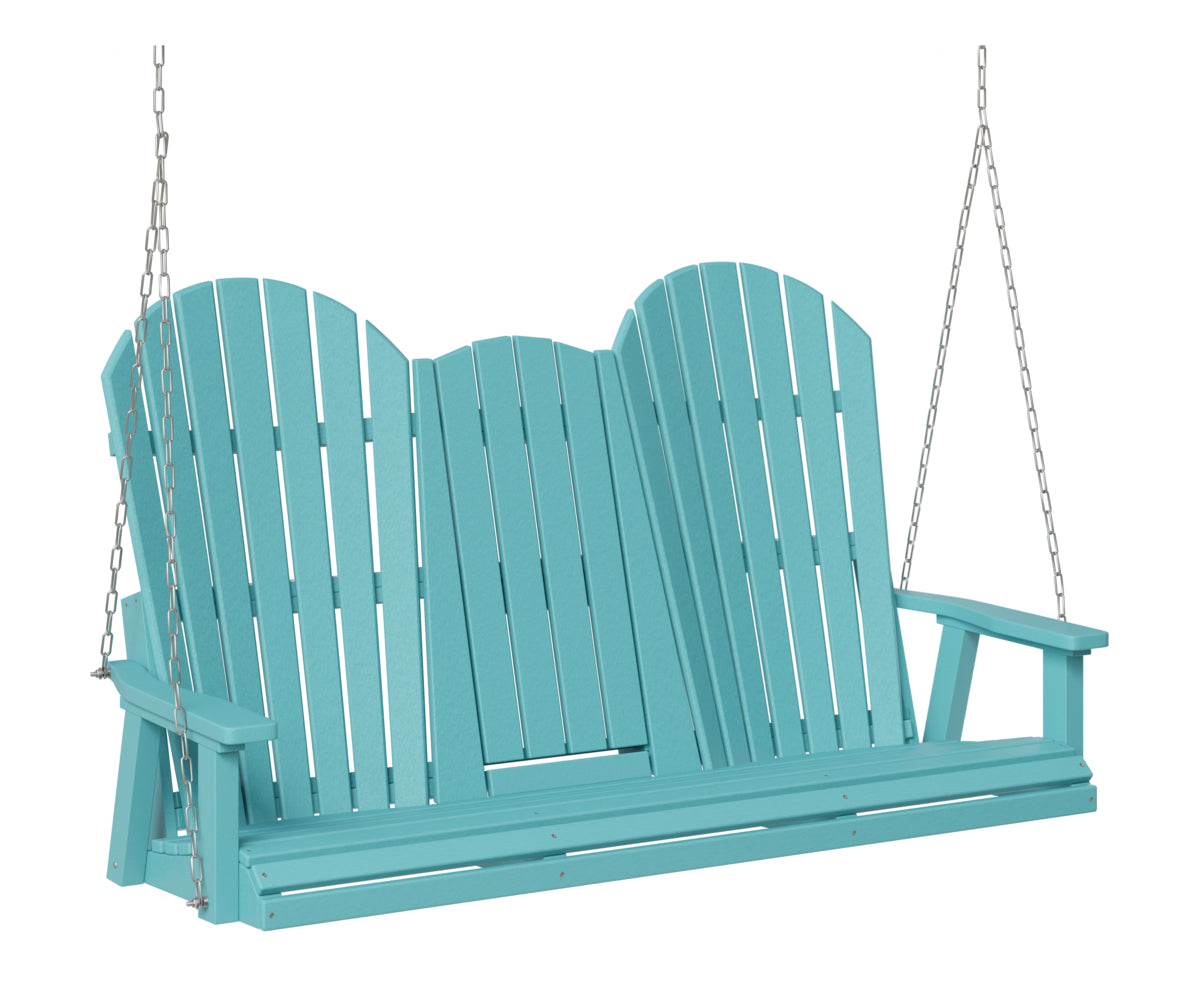 Berlin Gardens Comfo Back Three Seat Swing With Console