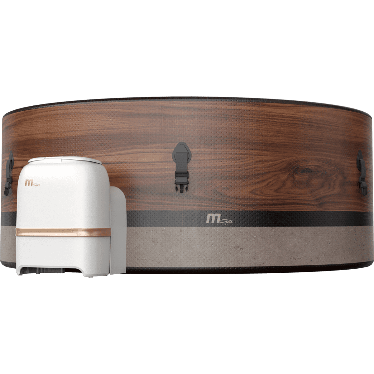 MSPA FRAME Duet Round 6 Person Inflatable Hot Tub Spa