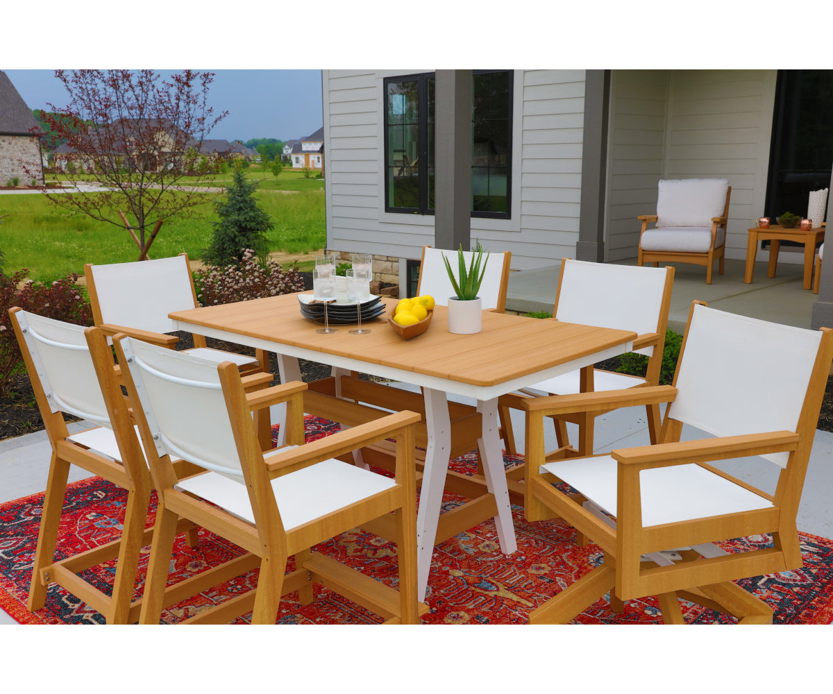 Berlin Gardens Harbor 33" x 66" Rectangular Table