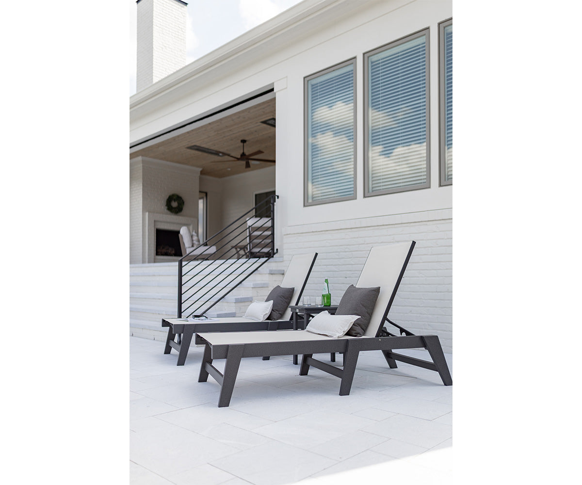 Berlin Gardens Mayhew Sling Chaise Lounge without Arms