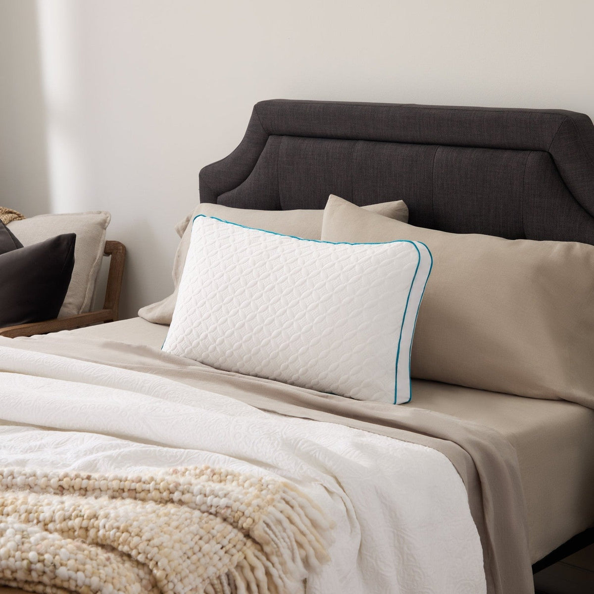 Malouf FlexFill™ Foam Fiber Pillow With HyperChill™ Cover-Purely Relaxation