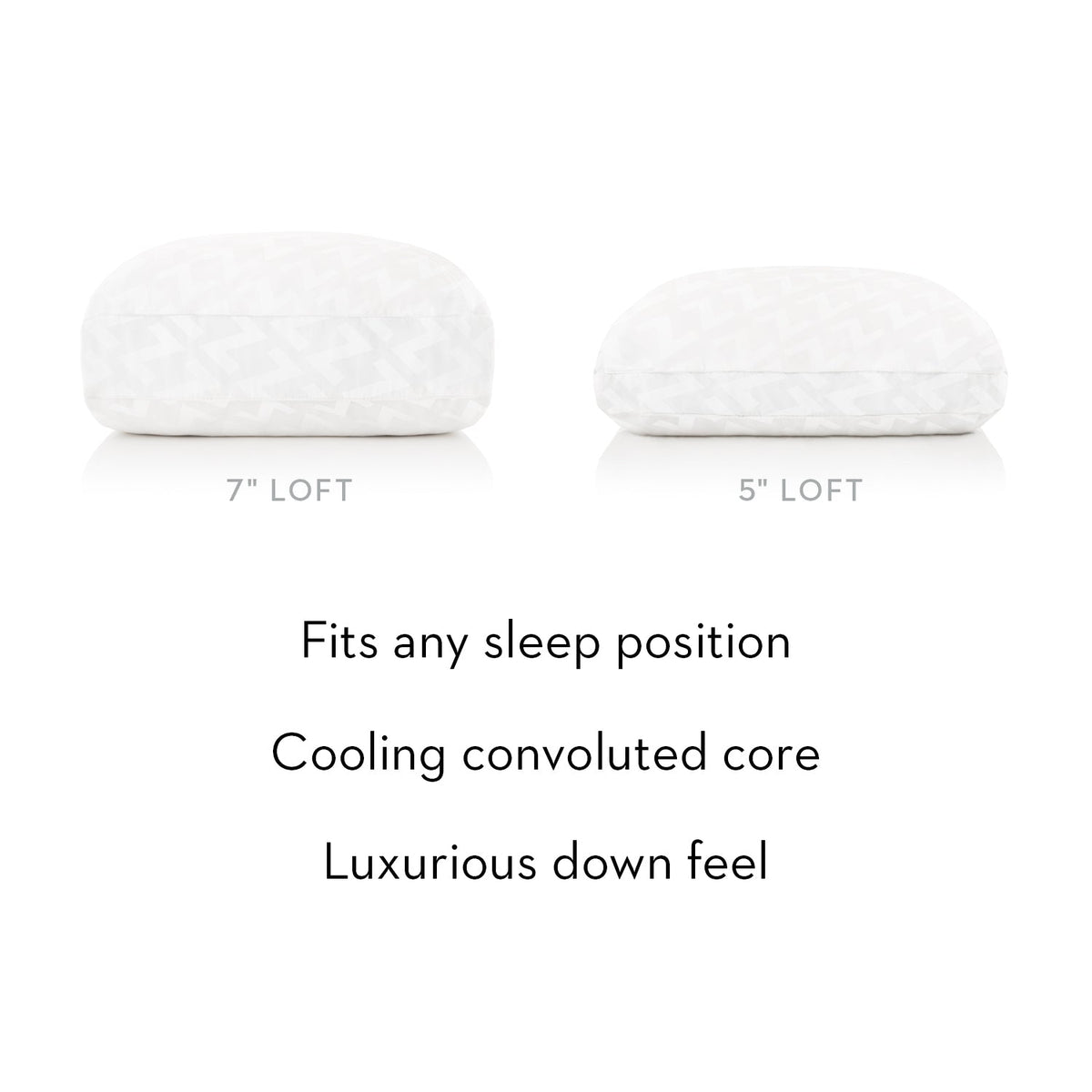 Malouf Gel Convolution® Pillow-Purely Relaxation
