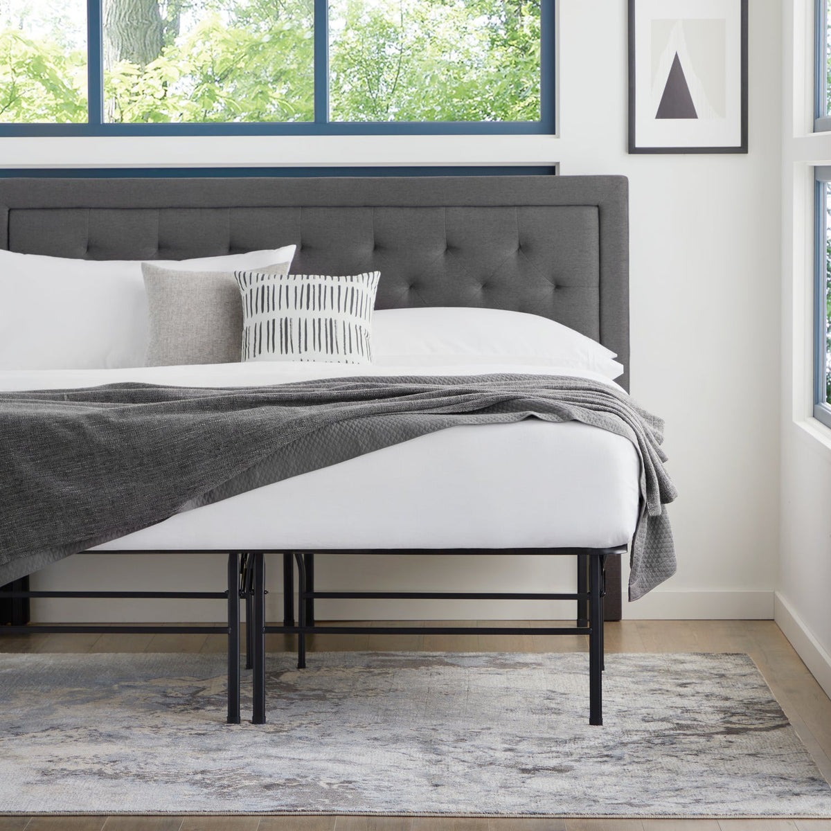 Malouf Highrise™ LT Bed Frame-Purely Relaxation