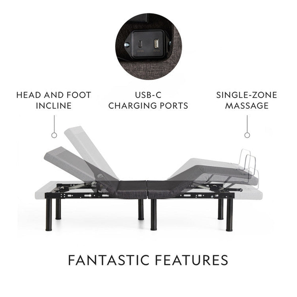 Malouf M455 Adjustable Bed Base-Purely Relaxation